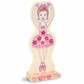 Набор для творчества - деревянная балерина из серии Классические игрушки (Melissa&Doug, 8848_md)